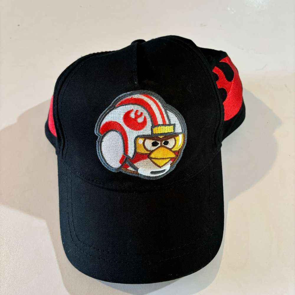 Angry Birds Star Wars Hat Adjustable Snapback Cap Black One Size Luke Skywalker